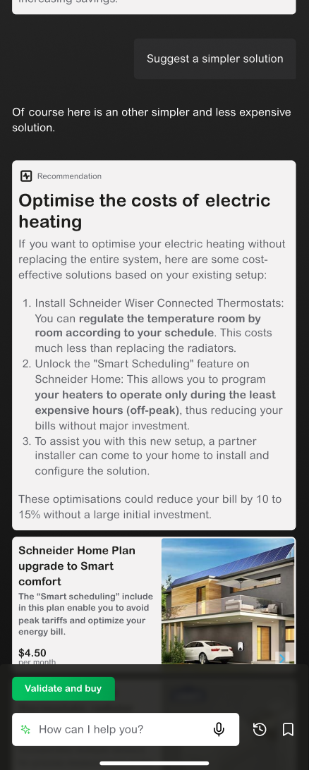 Schneider IFD B2C screen 4