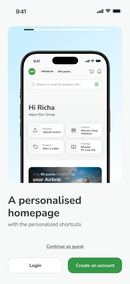 App intro screen 2